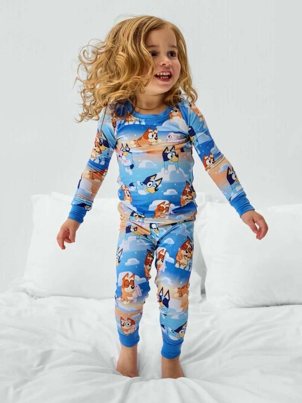 Little Sleepies Disney Bluey Sleepytime Pajama Set